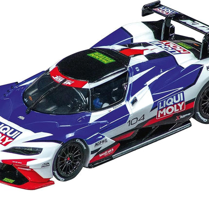 Carrera Scalextric 20031076 KTM X-BOW GTX Liqui Moly 1:32 Slot Car With Case