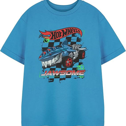 Hot Wheels Race Car Graphic Kids T-Shirt