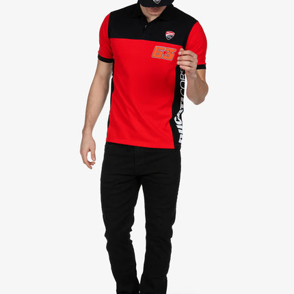 Ducati Corse Pecco Bagnaia #63 Dual Line Poloshirt