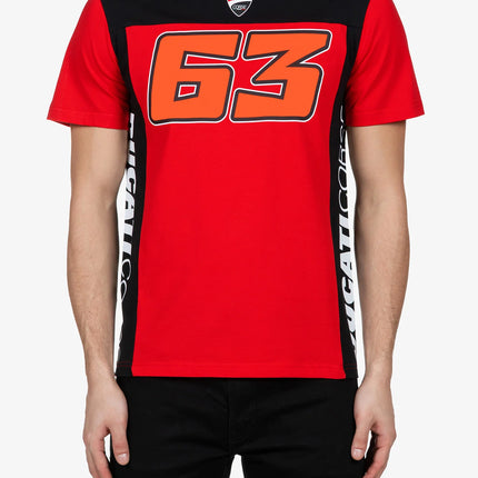 Ducati Corse Pecco Bagnaia #63 Dual Line T-Shirt