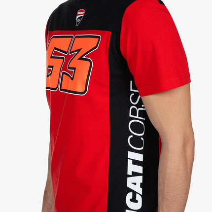 Ducati Corse Pecco Bagnaia #63 Dual Line T-Shirt