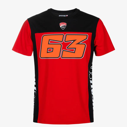 Ducati Corse Pecco Bagnaia #63 Dual Line T-Shirt