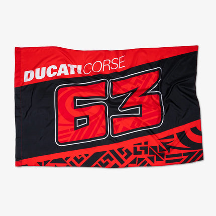 Ducati Corse Pecco Bagnaia 63 Flag