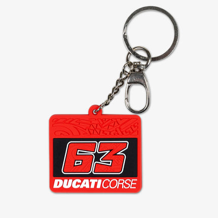 Ducati Corse Pecco Bagnaia 63 Keyring