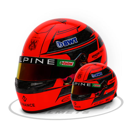 Alpine F1 Esteban Ocon 1/2 Scale Mini Replica Helmet