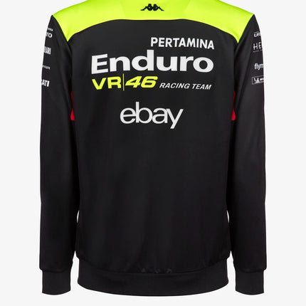 VR46 Valentino Rossi Black Monster Energy Racing Pertamina Enduro Sweatshirt Jacket