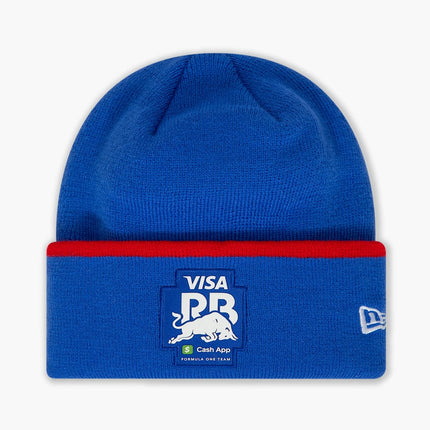 Visa Cash App Racing Bulls New Era Official Flawless Knit Cuff Beanie Hat