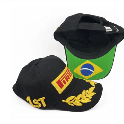 Pirelli Motorsport Brazil Flag 1st Baseball Cap