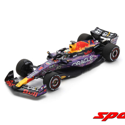 Spark Red Bull F1 #1 Max Verstappen Las Vegas Winner 2023 1/43 Scale Model Car