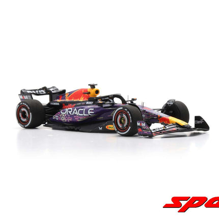 Spark Red Bull F1 #1 Max Verstappen Las Vegas Winner 2023 1/43 Scale Model Car