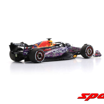 Spark Red Bull F1 #1 Max Verstappen Las Vegas Winner 2023 1/43 Scale Model Car