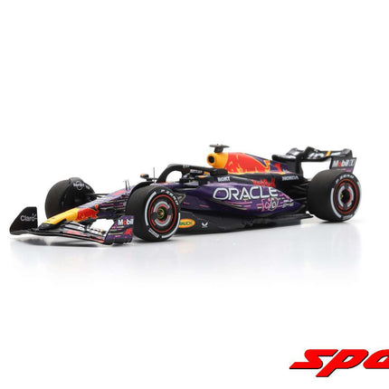 Spark Red Bull F1 #1 Max Verstappen Las Vegas Winner 2023 1/43 Scale Model Car