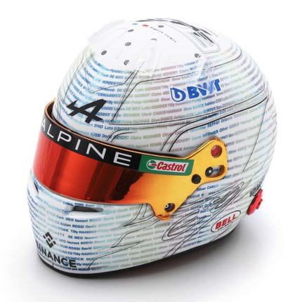 Alpine F1 Team Esteban Ocon Silverstone GP 1/5 Scale Mini Helmet