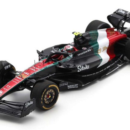 Alfa Romeo Stake F1 Team Zhou Guanyu Italian GP Special 1/43 Scale Racing Model Car