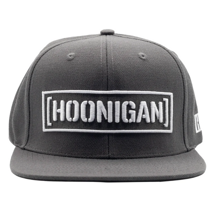 Hoonigan Censor Bar Grey Snapback Hat