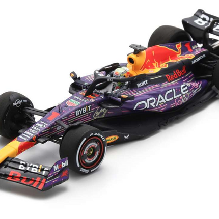 Spark Red Bull F1 #1 Max Verstappen Las Vegas Winner 2023 1/43 Scale Model Car