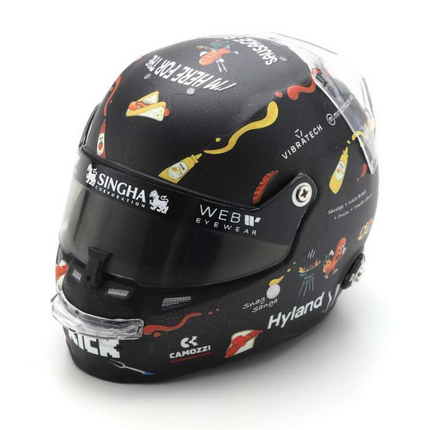 Stake F1 Team Kick Sauber Team Valtteri Bottas Australian GP 1/5 Scale Mini Helmet 2024