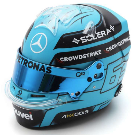 Mercedes AMG Petronas F1 Team George Russell 2024 1/5 Scale Mini Helmet