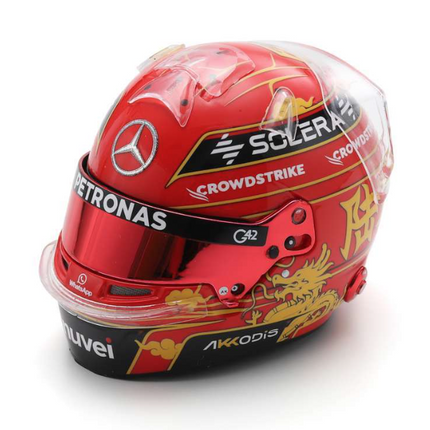 Mercedes AMG Petronas F1 Team George Russell 2024 China GP 1/5 Scale Mini Helmet