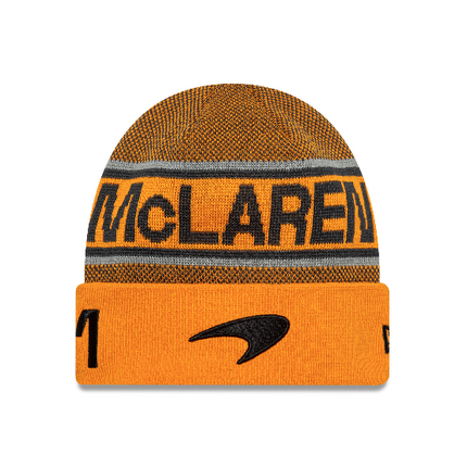 McLaren F1 New Era 2025 Oscar Piastri Driver Beanie Hat