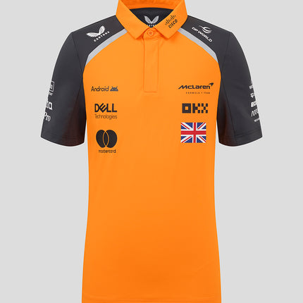 McLaren F1 Team Kids Lando Norris Driver Poloshirt 2025