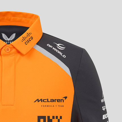 McLaren F1 Team Kids Lando Norris Driver Poloshirt 2025