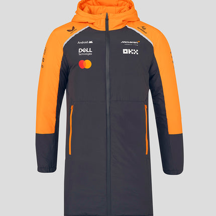 Mclaren F1 Team Longline Padded Rain Jacket 2025