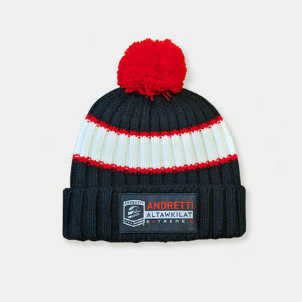 Andretti Racing Extreme E Bobble Pom Pom Beanie Hat