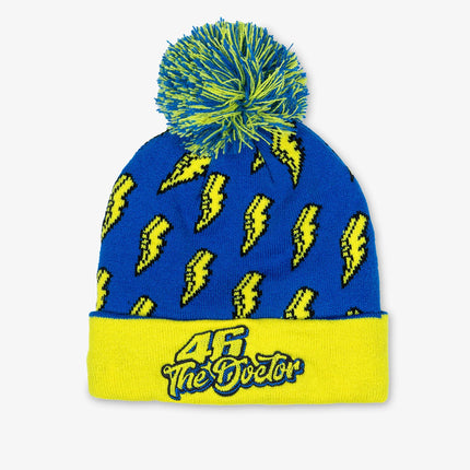 VR46 Valentino Rossi Kids Bobble Beanie Hat