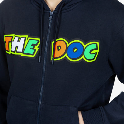 VR46 Valentino Rossi The Doc Navy Sweatshirt Hoody