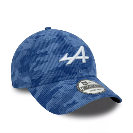 Alpine F1 New Era Camo Cord Baseball Cap