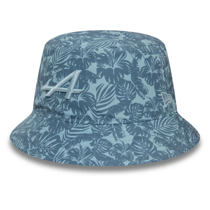 Alpine F1 Team All Over Print Floral Bucket Hat