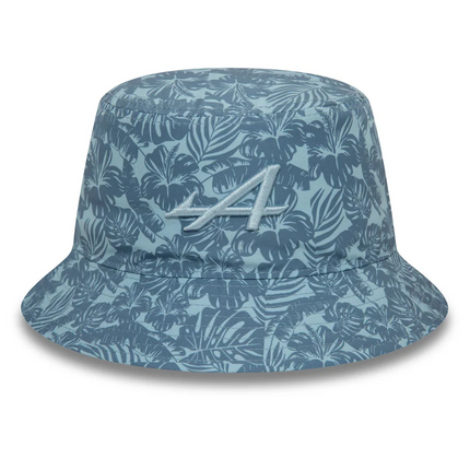 Alpine F1 Team All Over Print Floral Bucket Hat