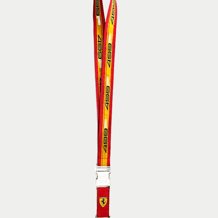 Scuderia Ferrari WEC 499p Stripe Logo Lanyard