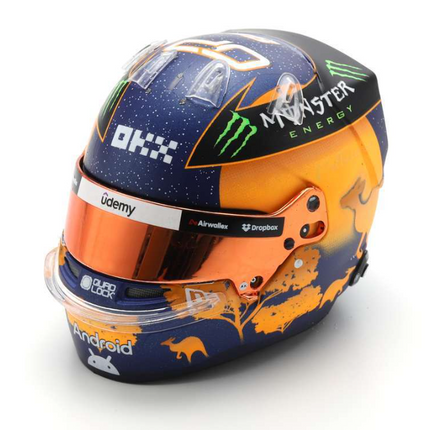 McLaren F1 Team Oscar Piastri 2024 Australian GP 1/5 Scale Model Mini Helmet