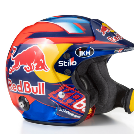 Red Bull Racing WRC Kalle Rovanpera 2023 Rally 1/2 Scale Mini Helmet