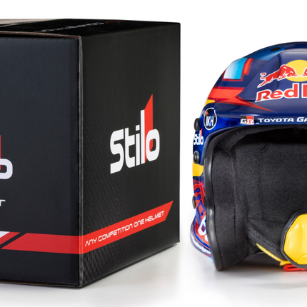 Red Bull Racing WRC Kalle Rovanpera 2023 Rally 1/2 Scale Mini Helmet