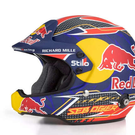 Red Bull Toyota WRC 1/2 Scale Mini Helmet Sébastien Ogier 2021 Season Livery