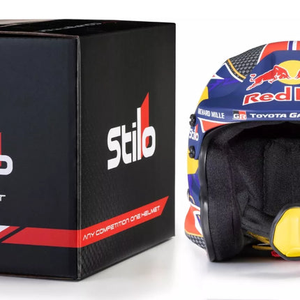 Red Bull Toyota WRC 1/2 Scale Mini Helmet Sébastien Ogier 2021 Season Livery