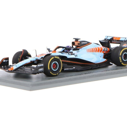 Williams Racing F1 Alex Albon 2023 Gulf Singapore 1/43 Scale Model Car