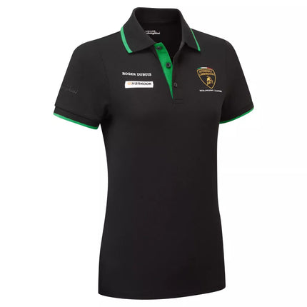 Automobili Lamborghini Squadra Corse Team Women's Poloshirt Black