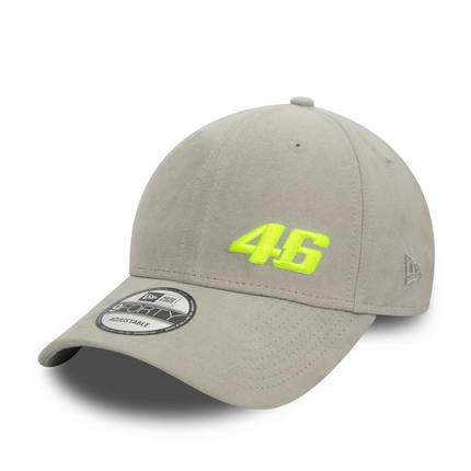 VR46 Valentino Rossi New Era Suede Grey Baseball Cap