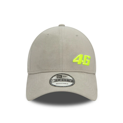 VR46 Valentino Rossi New Era Suede Grey Baseball Cap