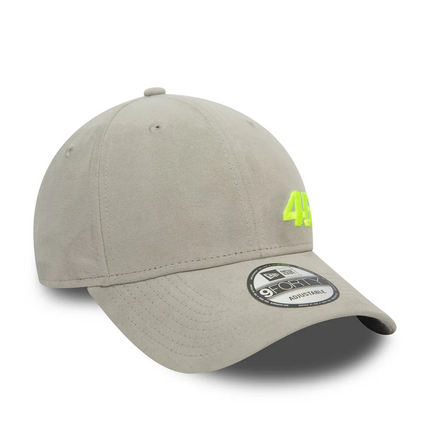 VR46 Valentino Rossi New Era Suede Grey Baseball Cap