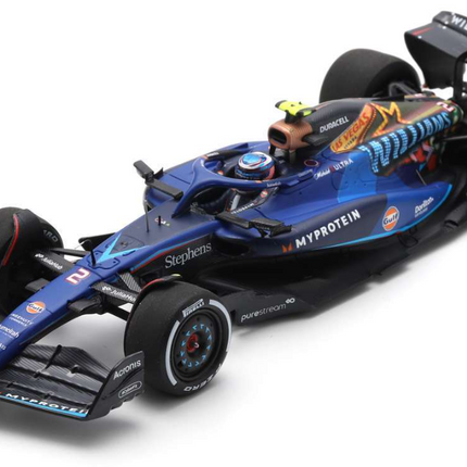 Williams Racing F1 Team Logan Sargeant Las Vegas USA GP 2023 1/43 Scale Racing Model Car