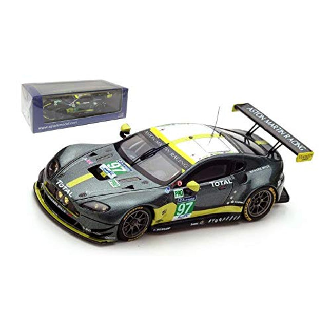 OPO 10 - Car Compatible with Aston Martin Vantage GTE # 97 - Le  Mans 2017 - Turner-Adam-Serra - Spark 1/43 for Hachette Japon (LM10) : Toys  & Games